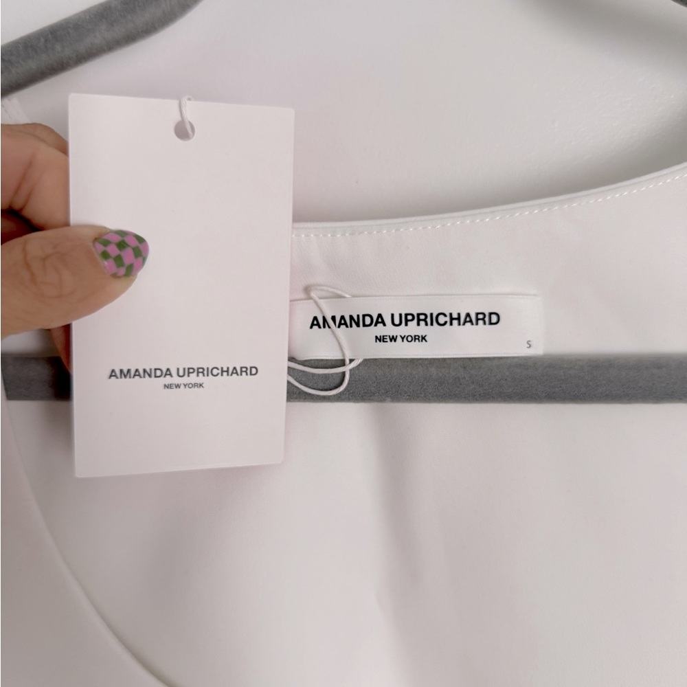 Amanda Uprichard Kya Romper Dress Ivory White NEW with tag - Picture 5 of 7
